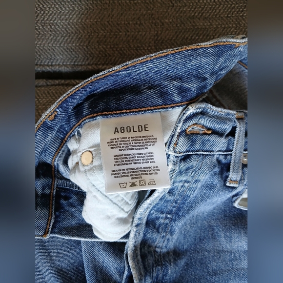 Agolde 90'S Pinch Waist High Rise Straight in Navigate. Size 26 - Picture 9 of 11